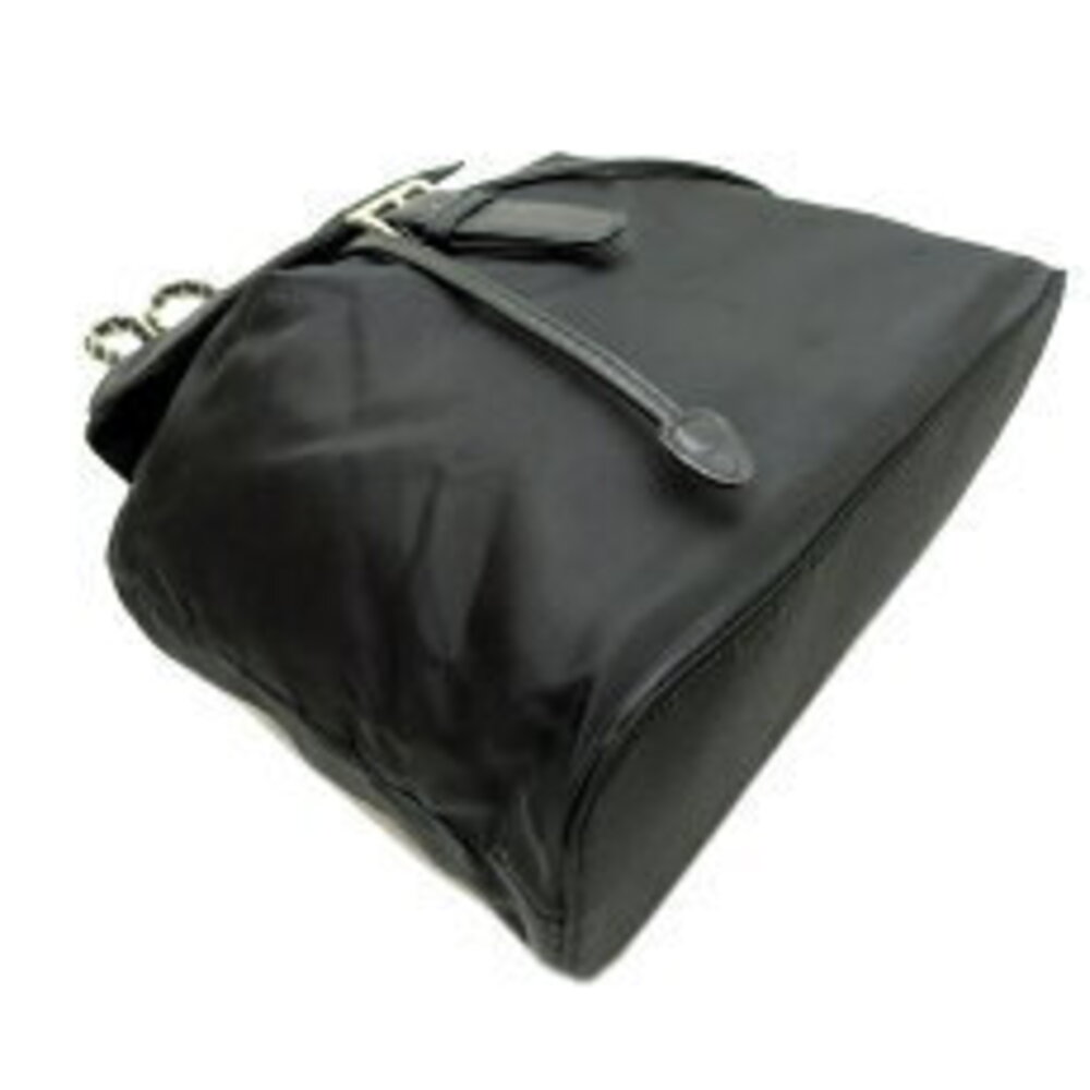 Prada Chain Backpack Daypack Nero Black - Picture 3 of 9